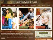 Tablet Screenshot of portersneckcenter.com